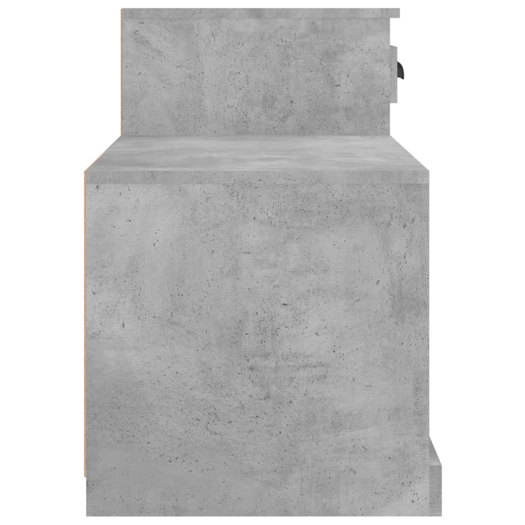Spintelė batams, betono pilka, 100x42x60cm, apdirbta mediena