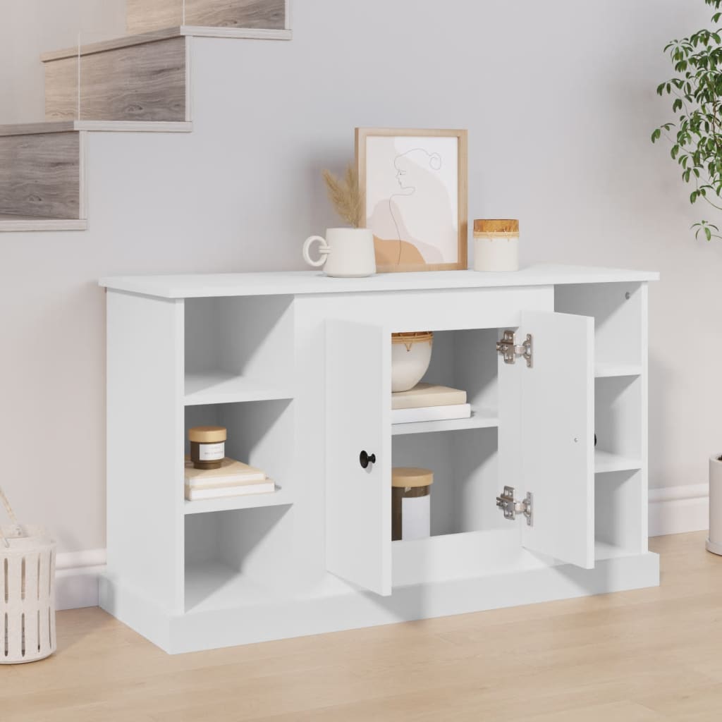 Side cabinet, white, 100x35.5x60cm, engineered wood