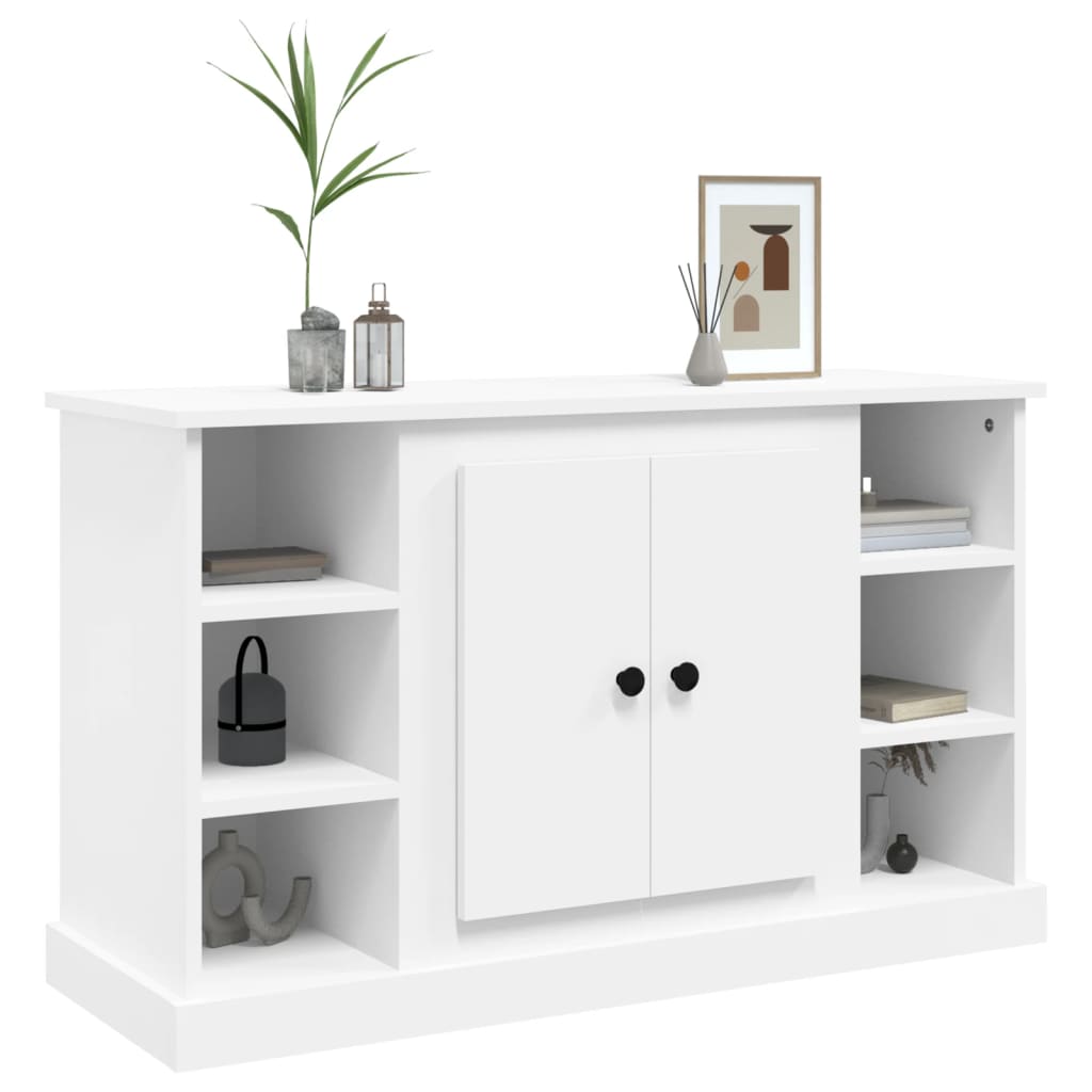 Side cabinet, white, 100x35.5x60cm, engineered wood