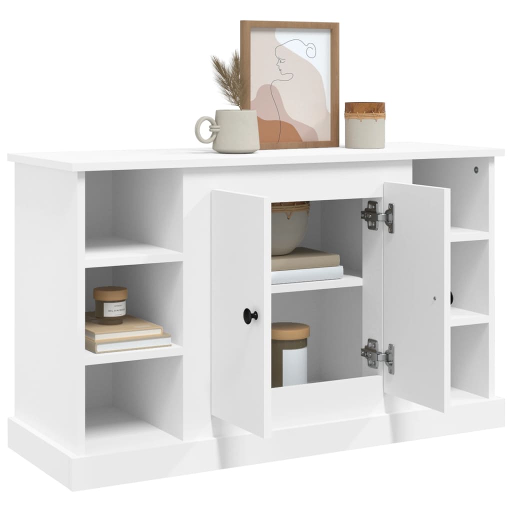 Side cabinet, white, 100x35.5x60cm, engineered wood