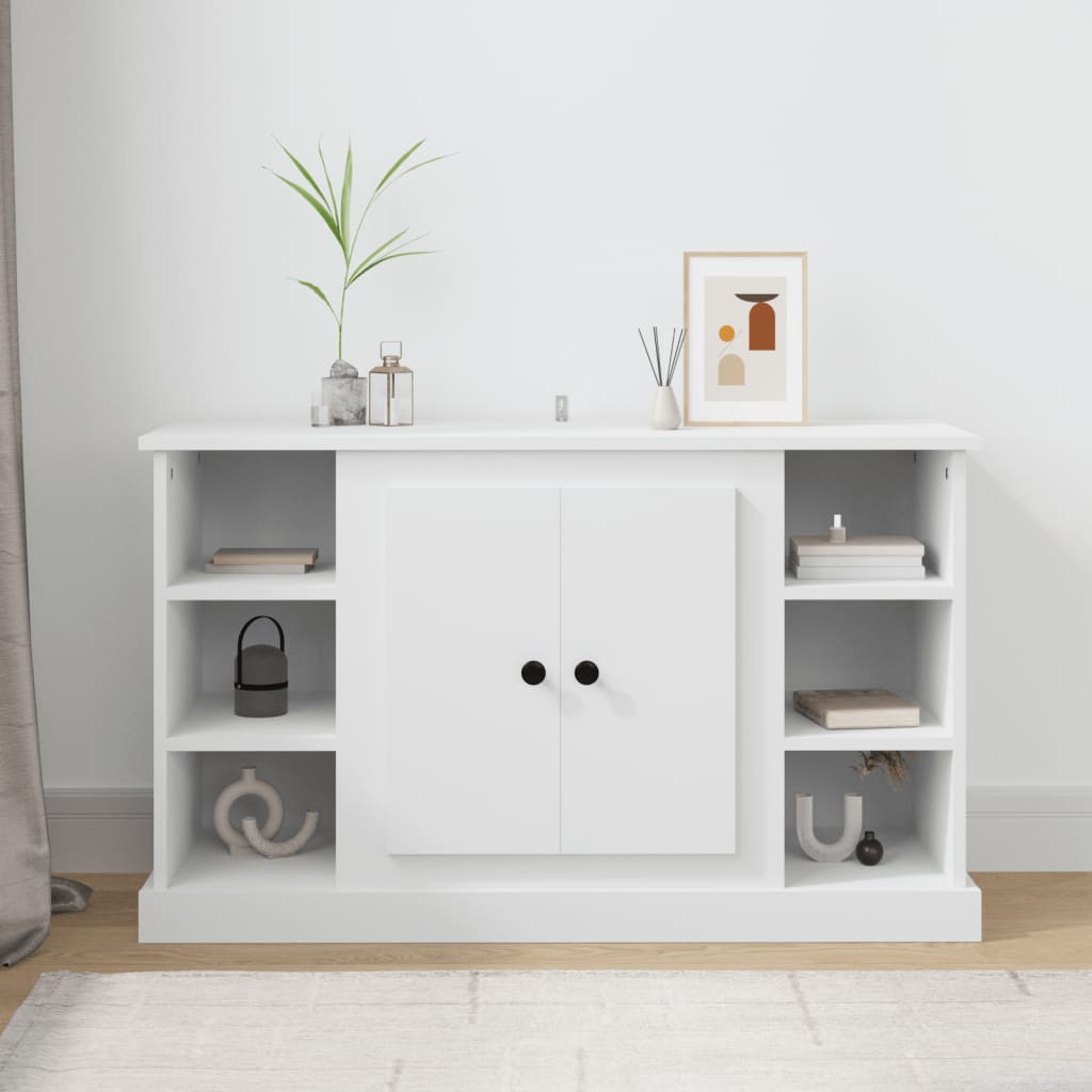Side cabinet, white, 100x35.5x60cm, engineered wood