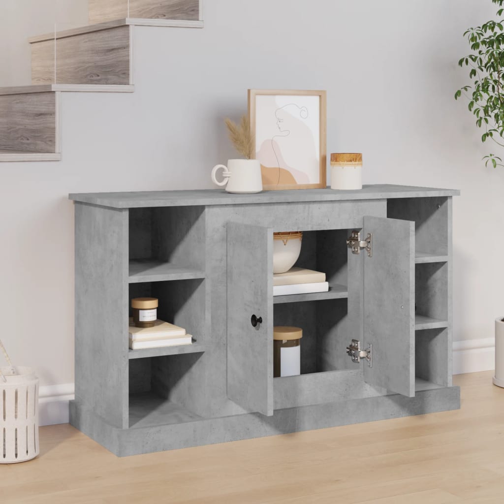 Sideboard, concrete gray, 100x35.5x60cm, engineered wood