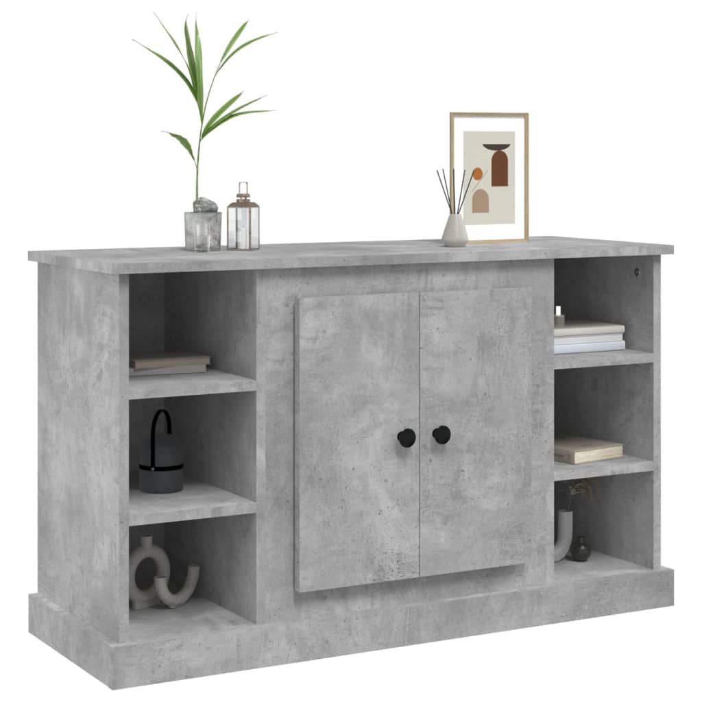 Sideboard, concrete gray, 100x35.5x60cm, engineered wood