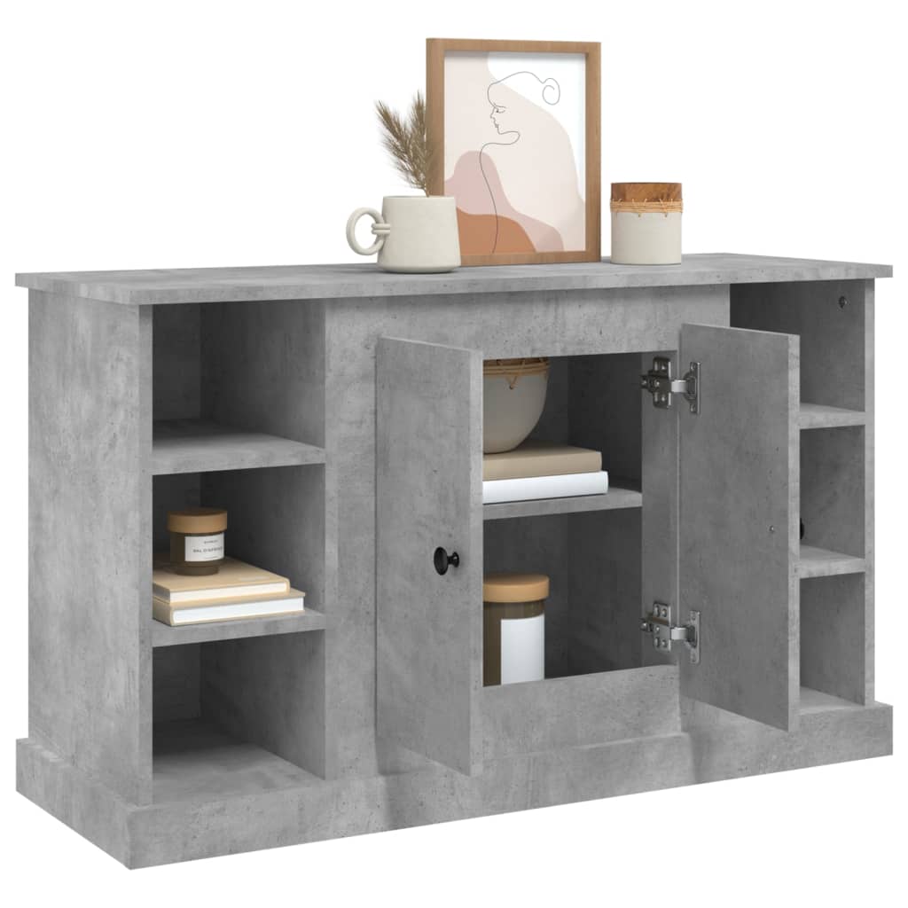 Sideboard, concrete gray, 100x35.5x60cm, engineered wood