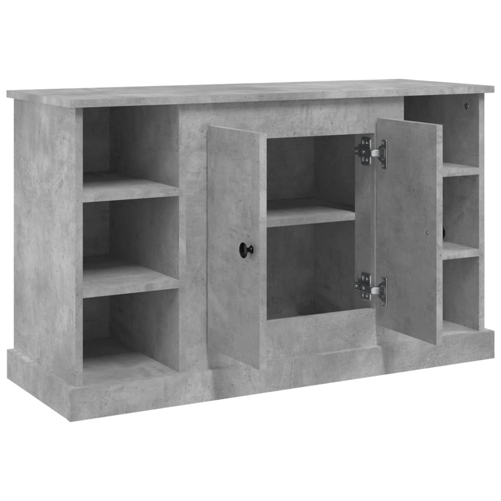 Sideboard, concrete gray, 100x35.5x60cm, engineered wood