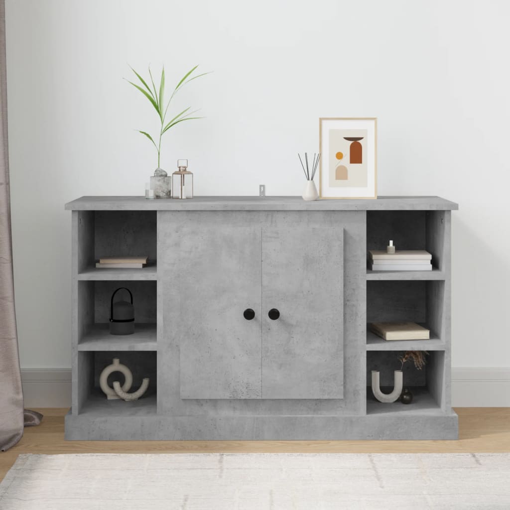 Sideboard, concrete gray, 100x35.5x60cm, engineered wood