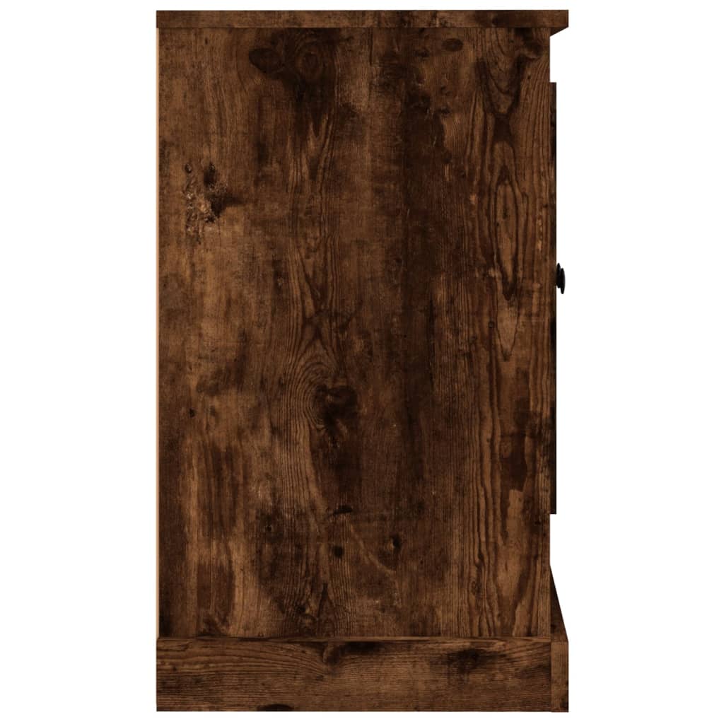 Side cabinet, smoked oak, 100x35.5x60cm, wood