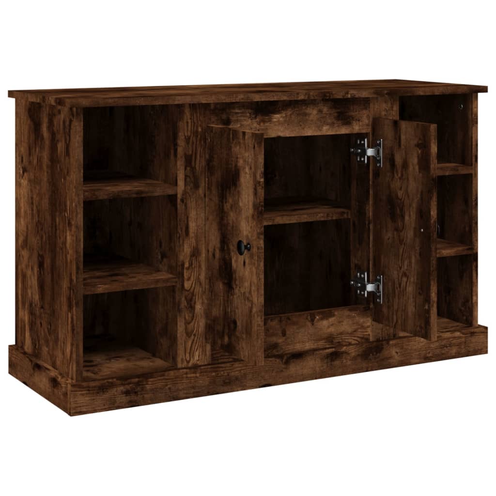 Side cabinet, smoked oak, 100x35.5x60cm, wood