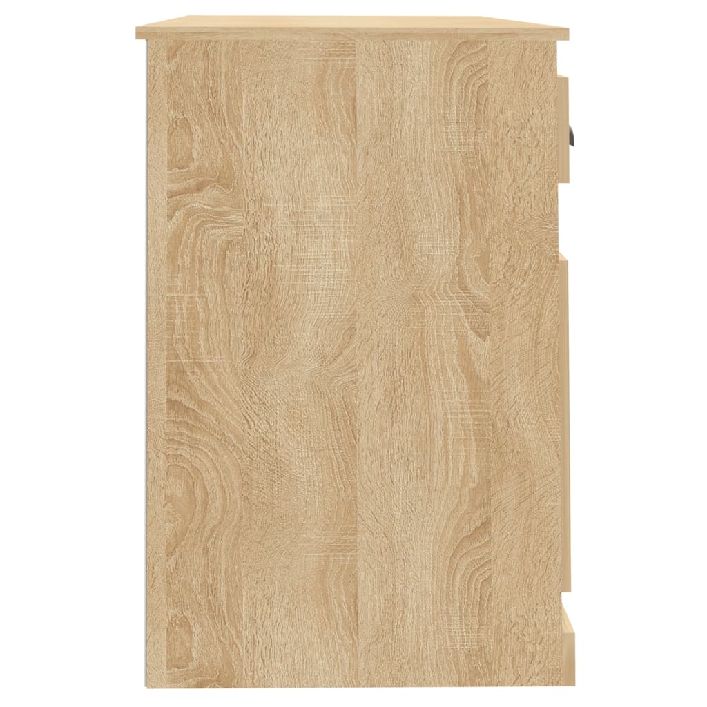 Desk with drawer, oak, 115x50x75cm, wood