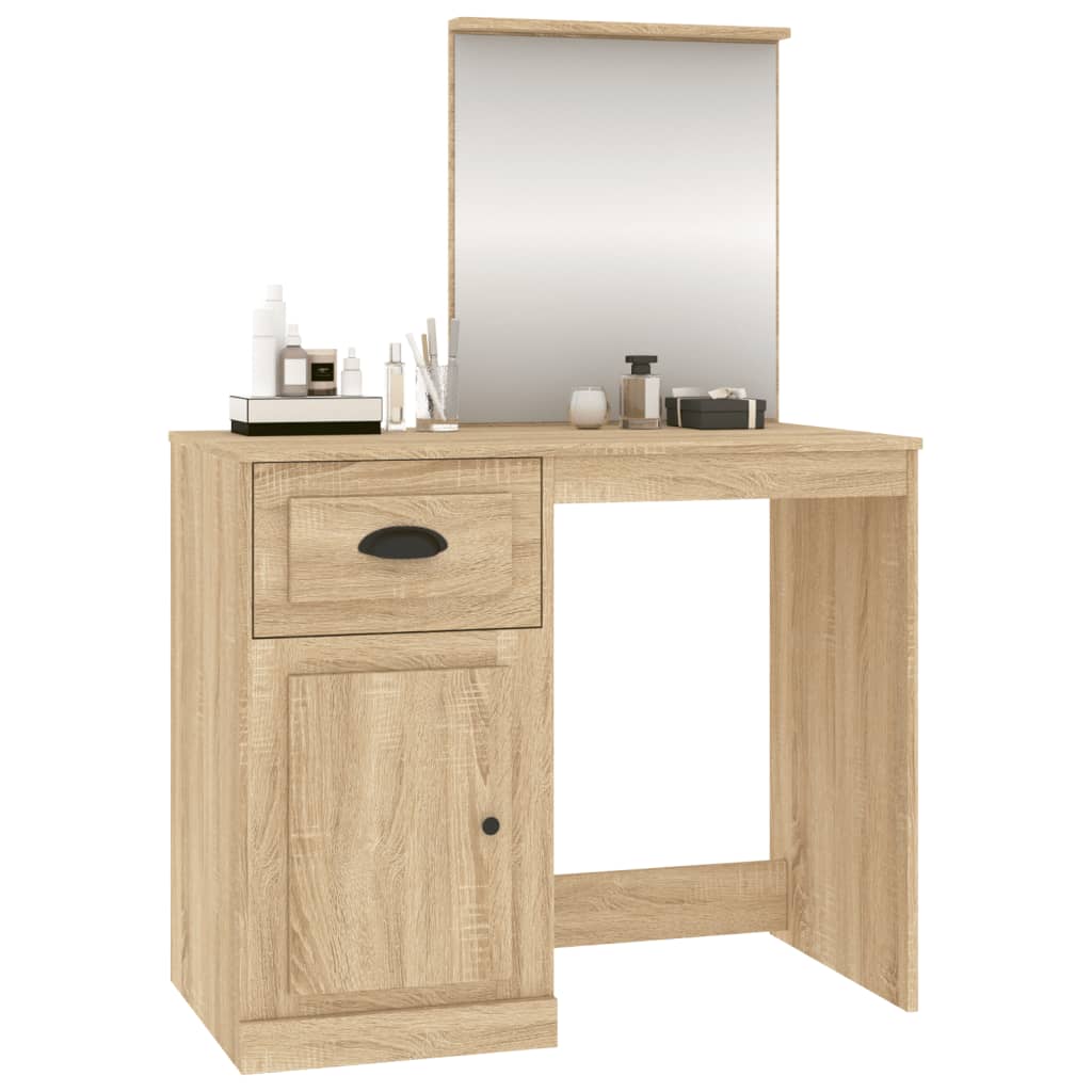 Dressing table, oak, 90x50x132.5cm, finished wood