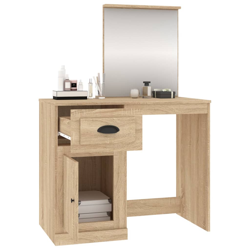Dressing table, oak, 90x50x132.5cm, finished wood