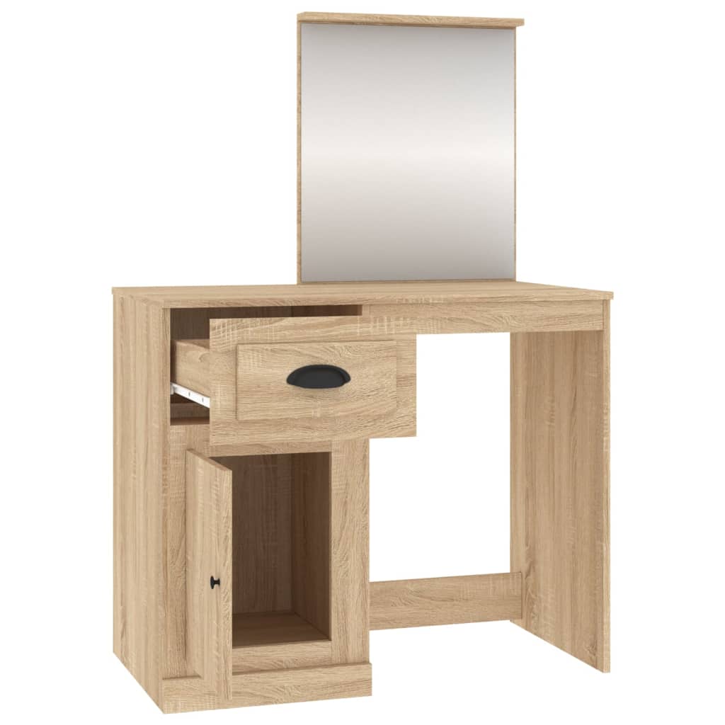 Dressing table, oak, 90x50x132.5cm, finished wood