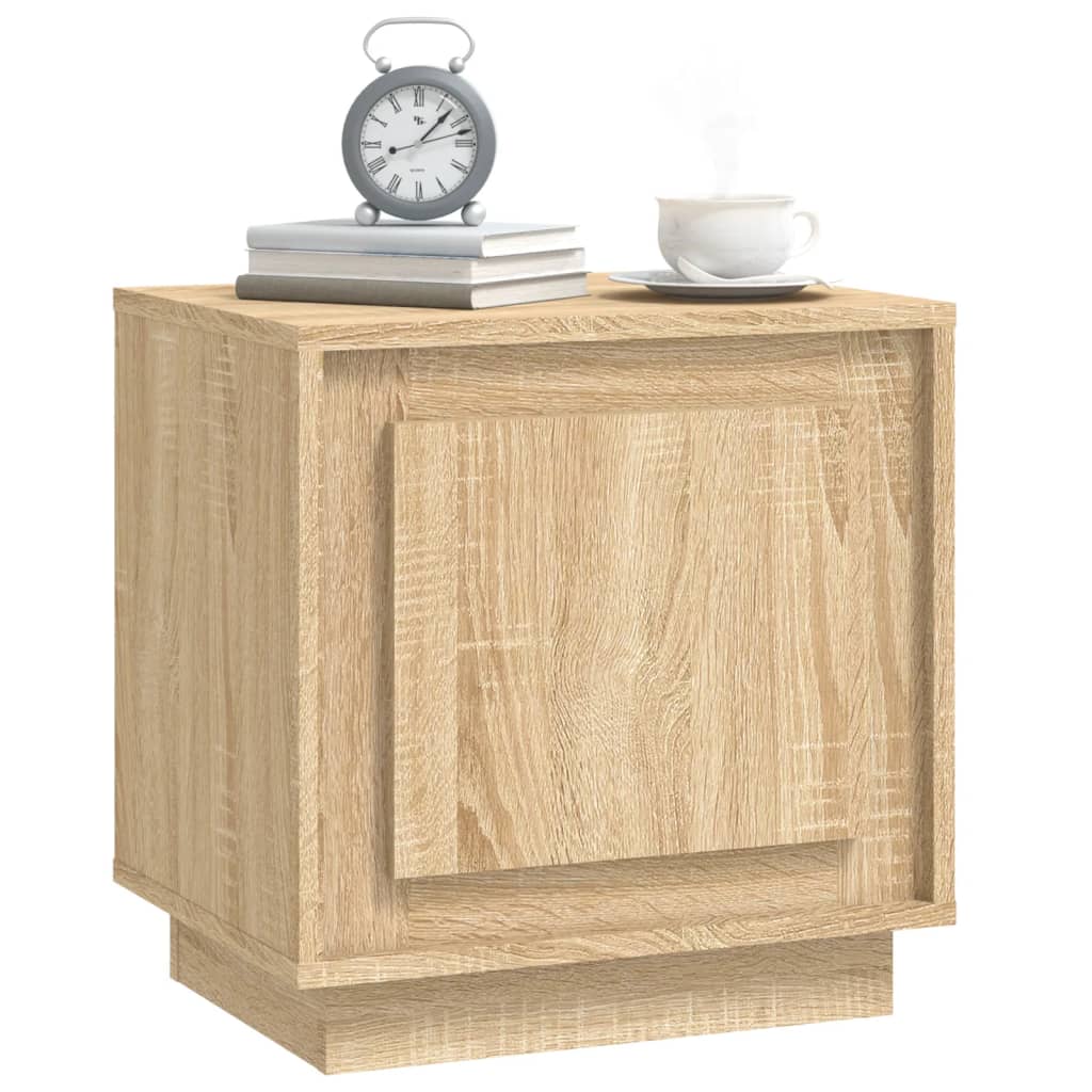 Nightstands, 2 pcs., oak, 44x35x45cm, treated wood