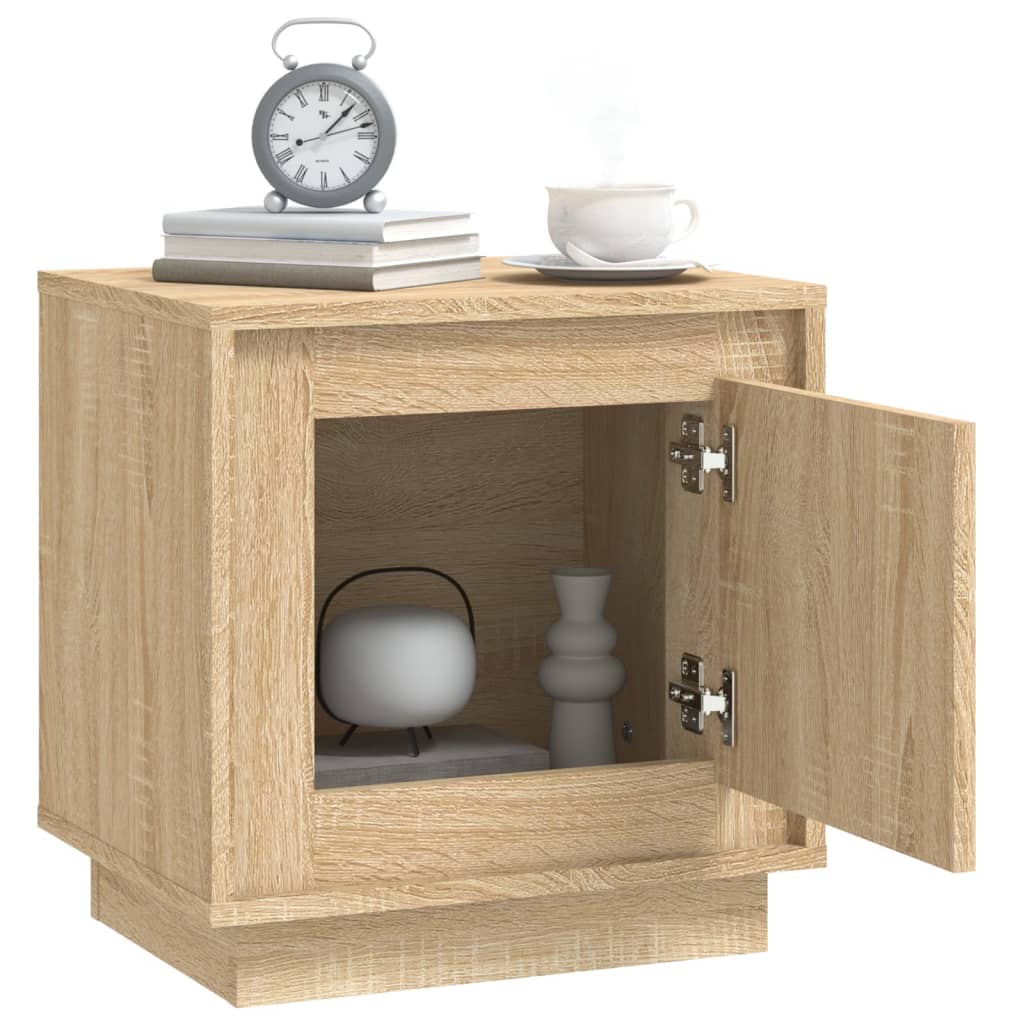 Nightstands, 2 pcs., oak, 44x35x45cm, treated wood
