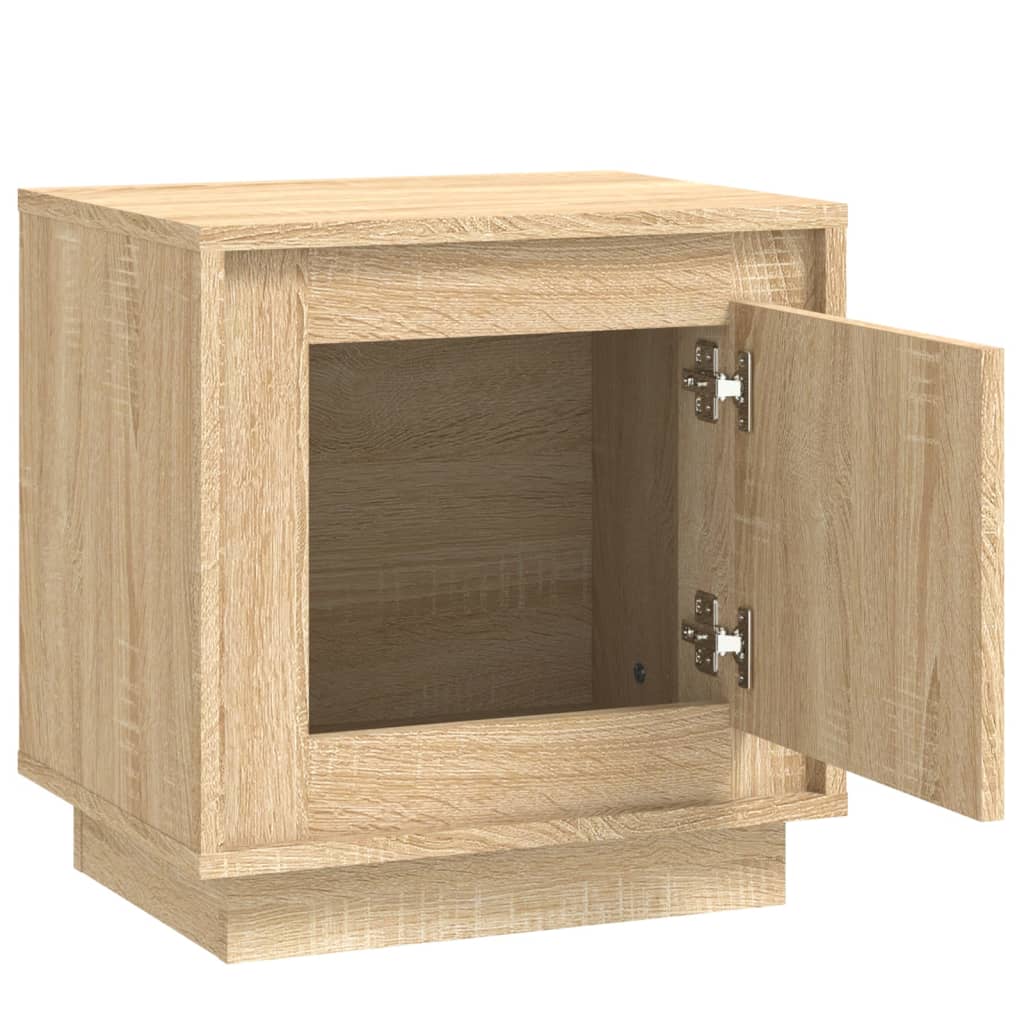 Nightstands, 2 pcs., oak, 44x35x45cm, treated wood