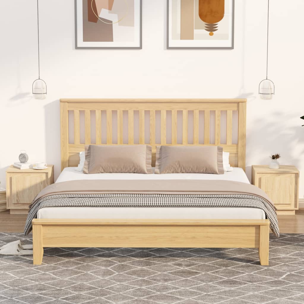 Nightstands, 2 pcs., oak, 44x35x45cm, treated wood