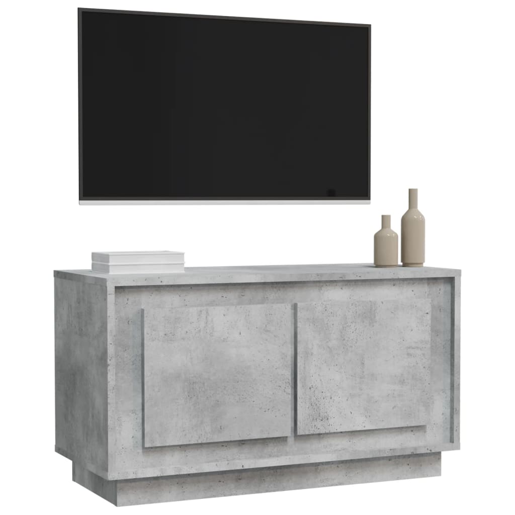TV skapītis, betona pelēks, 80x35x45cm, koks