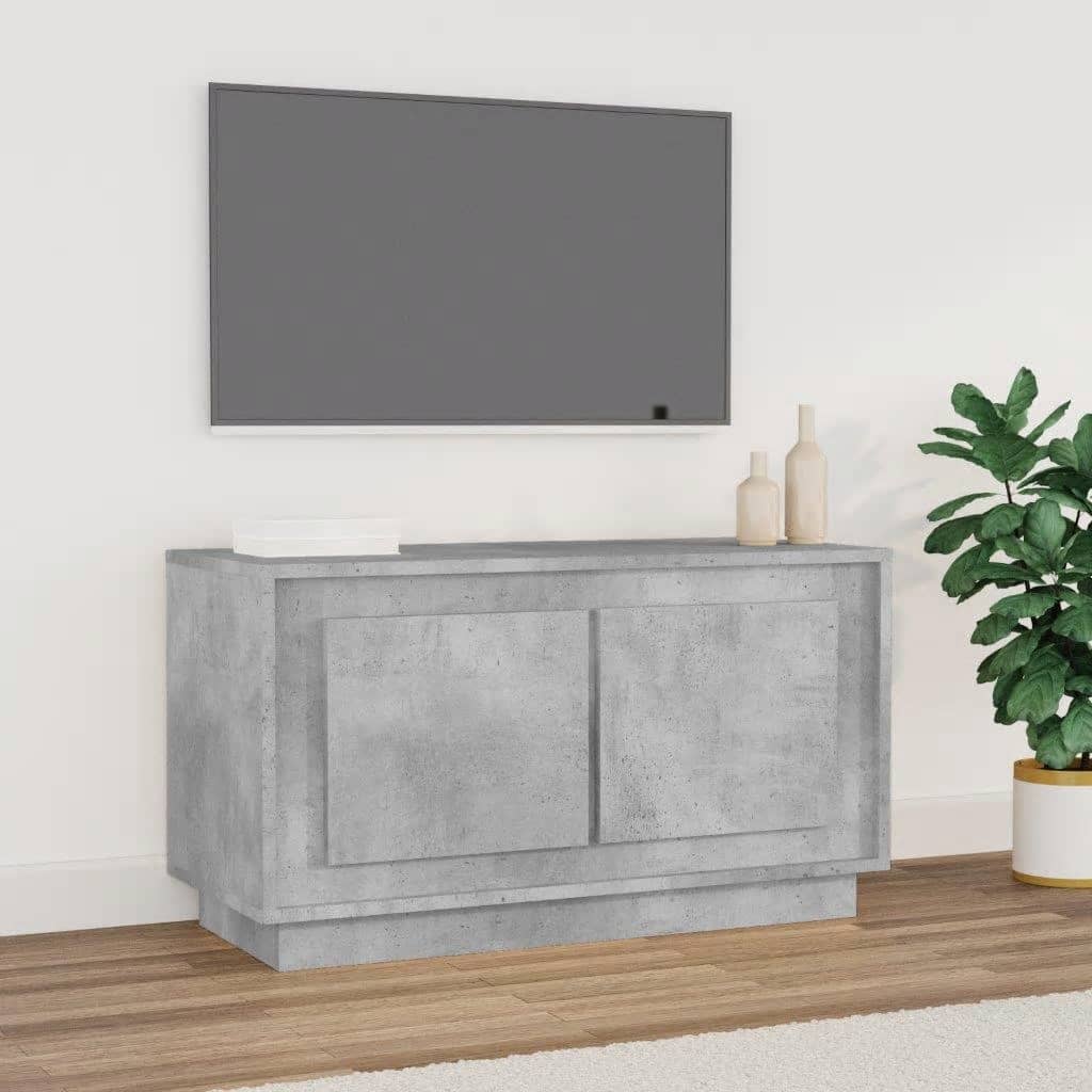 TV skapītis, betona pelēks, 80x35x45cm, koks