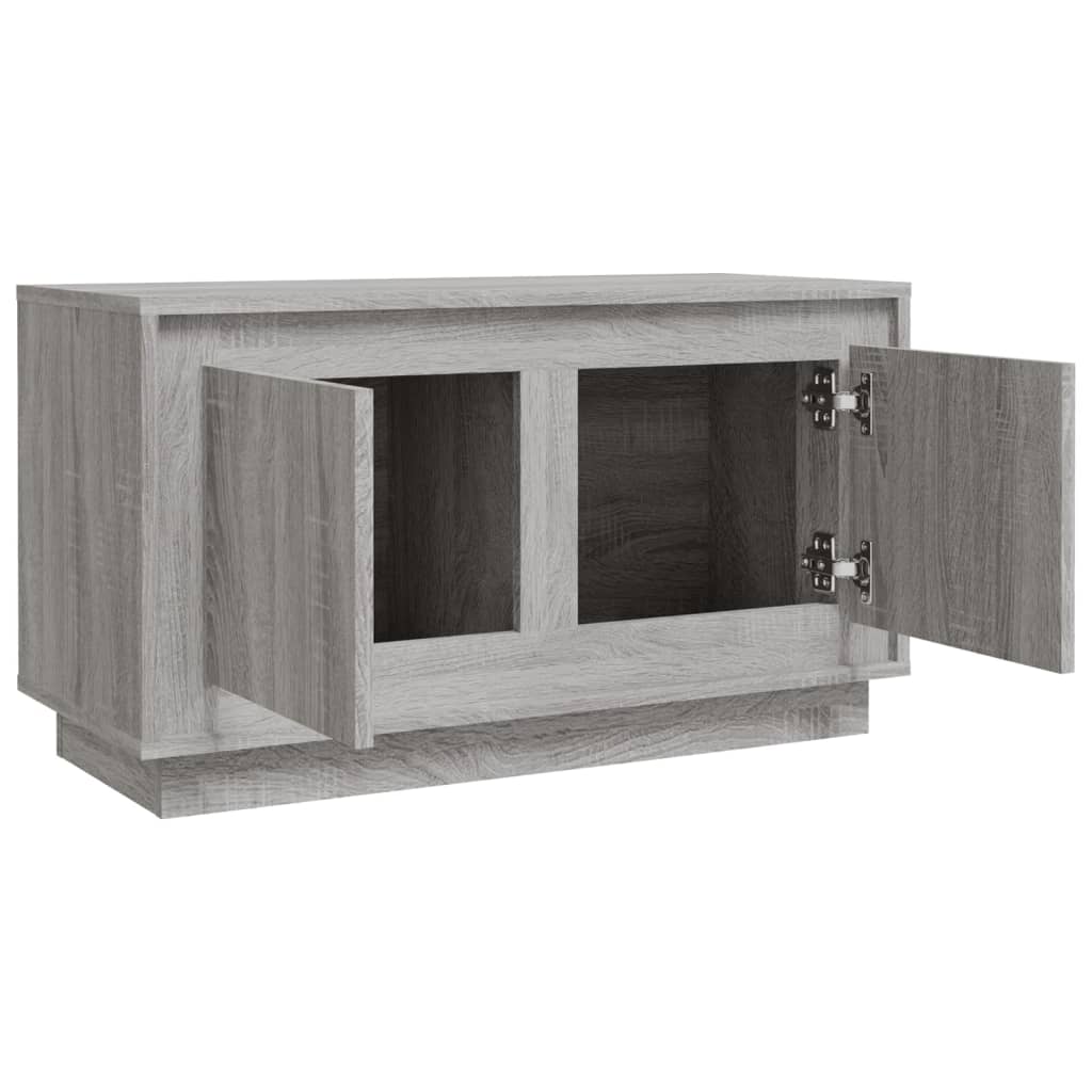 TV skapītis, pelēks ozols, 80x35x45cm, koks