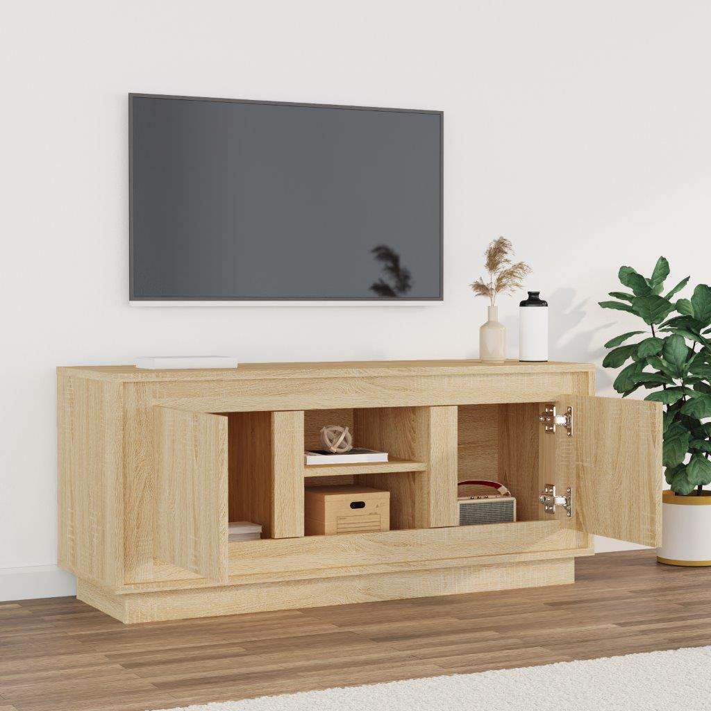 TV skapis, ozols, 102x35x45cm, apstrādāta koksne