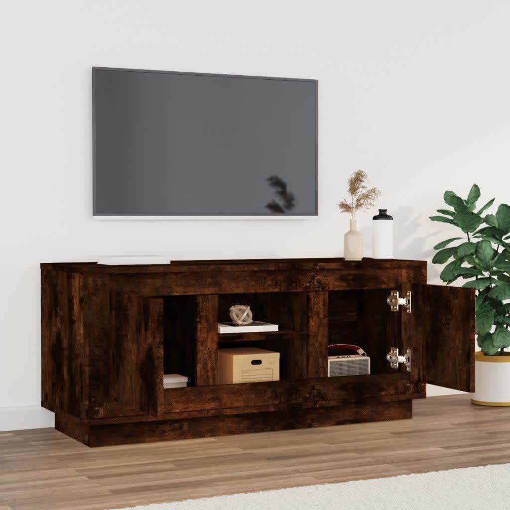 TV skapītis, dūmu ozols, 102x35x45cm, koks