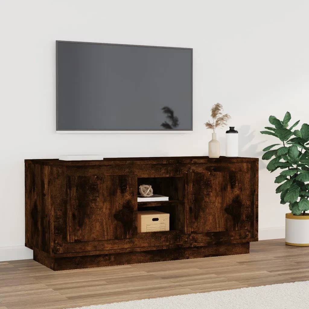 TV skapītis, dūmu ozols, 102x35x45cm, koks