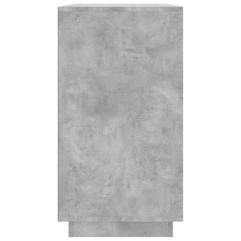 Sānu skapītis, betona pelēks, 80x34x75cm, apstrādāta koksne