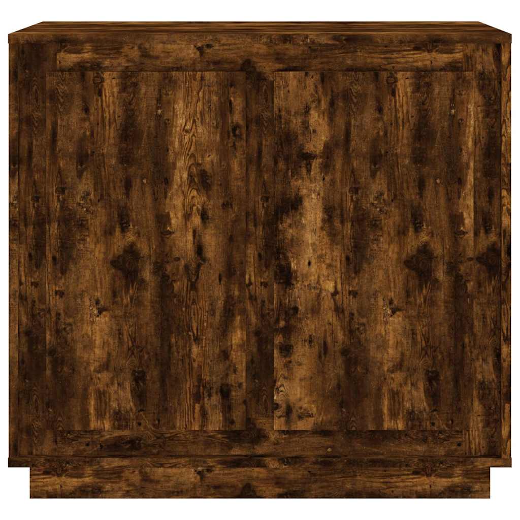 Sānu skapītis, dūmu ozols, 80x34x75cm, apstrādāta koksne