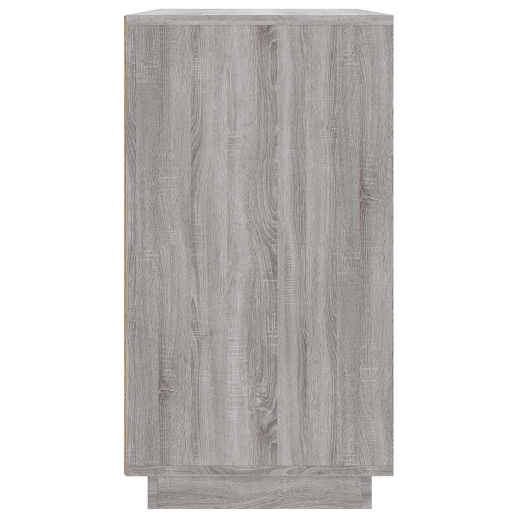 Sānu skapītis, pelēks ozols, 80x34x75cm, apstrādāta koksne