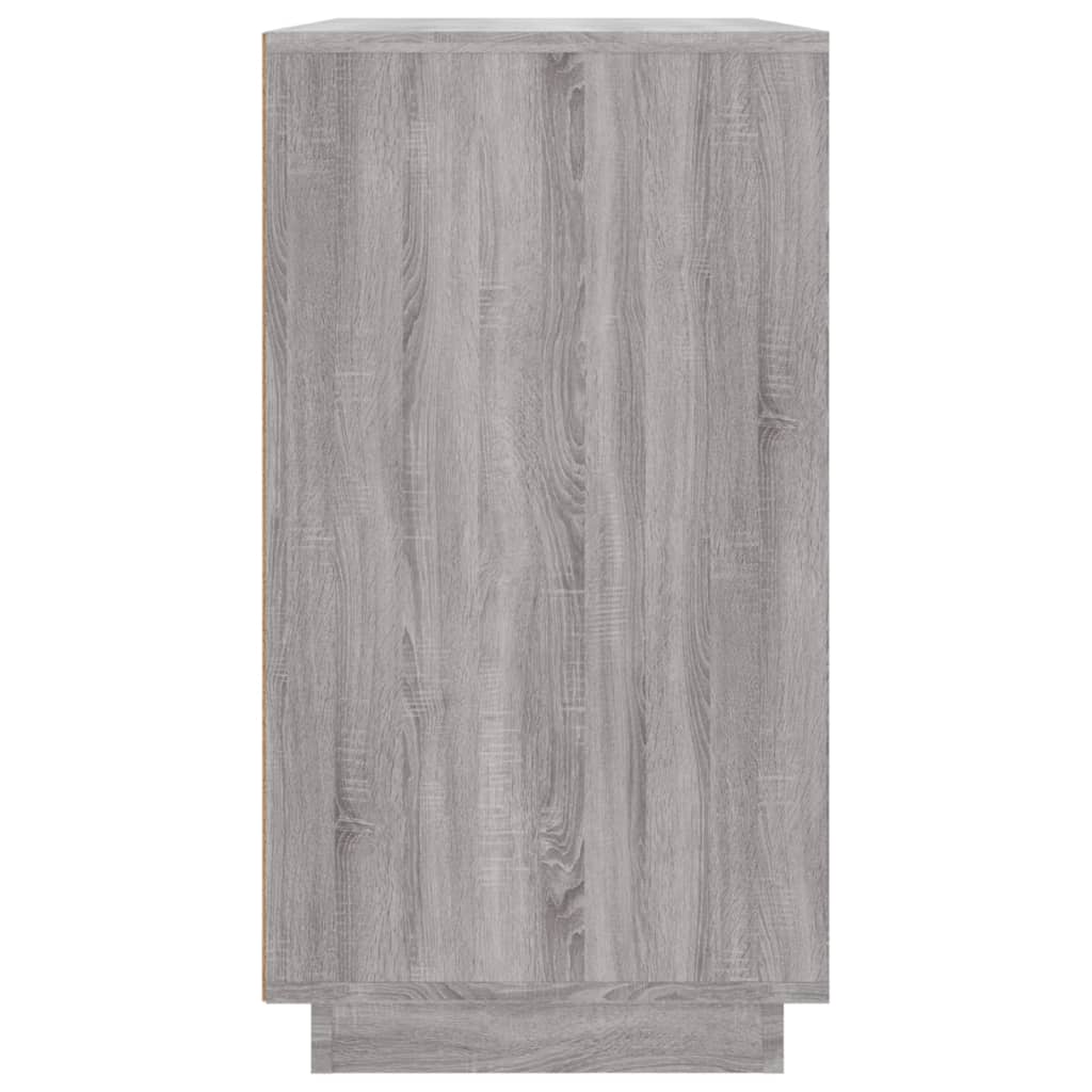 Sānu skapītis, pelēks ozols, 80x34x75cm, apstrādāta koksne
