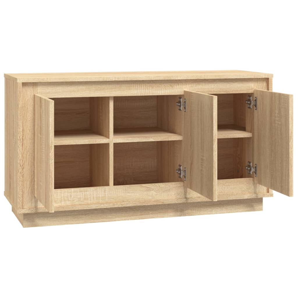 Sānu skapītis, ozola sonoma, 102x35x55 cm, inženierijas koksne