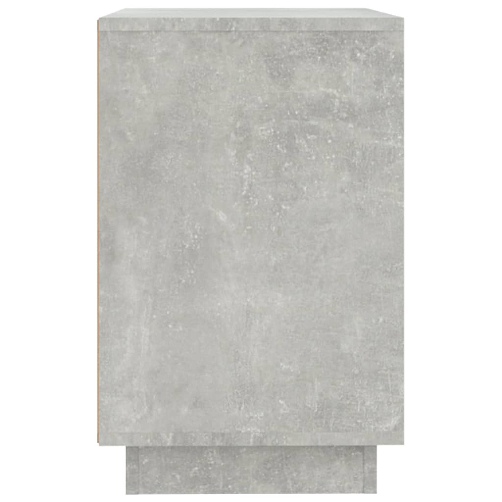 Šoninė spintelė, betono pilka, 102x35x55cm, apdirbta mediena