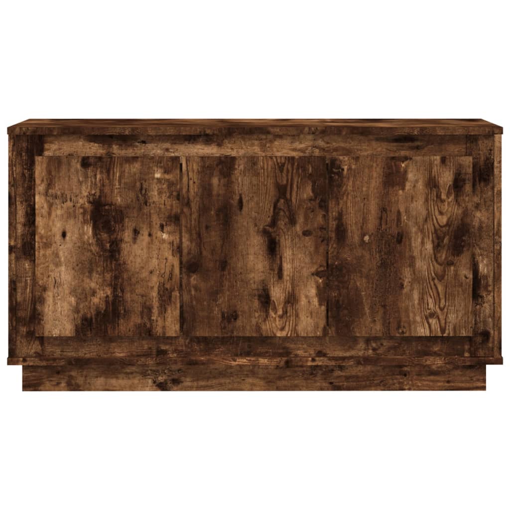 Sideboard, smoked oak, 102x35x55cm, engineered wood