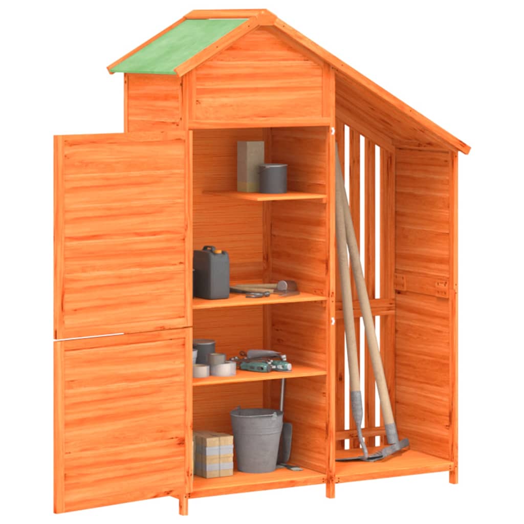 Tool shed DURHAM, brown, 120x53.5cm