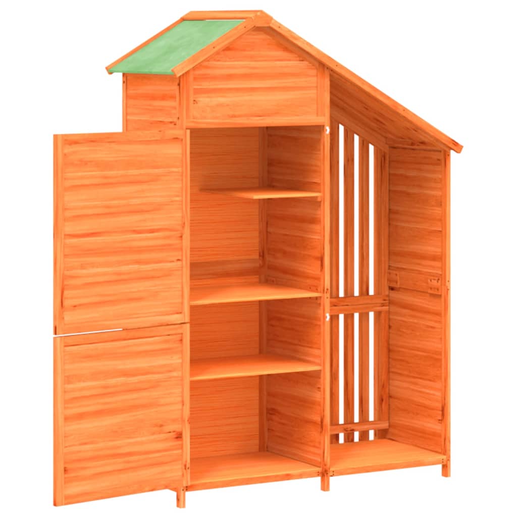 Tool shed DURHAM, brown, 120x53.5cm