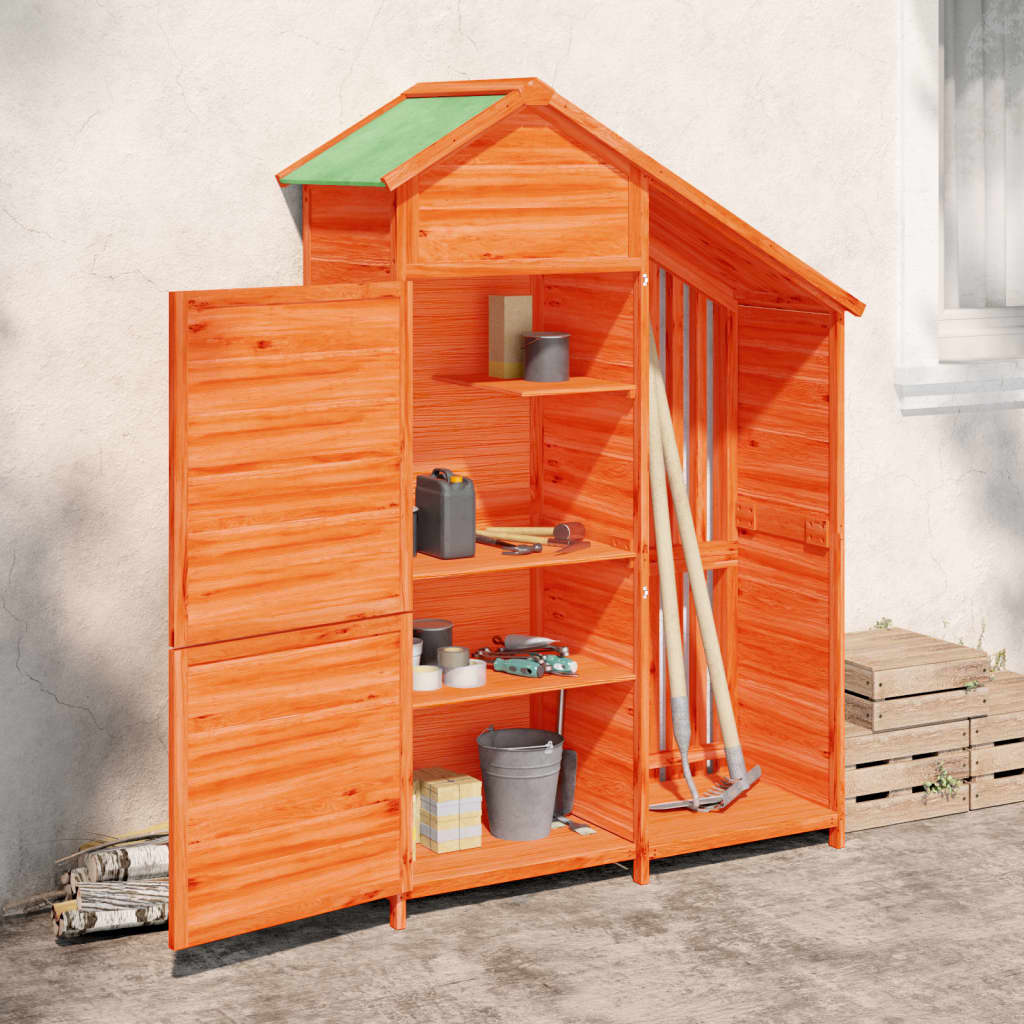 Tool shed DURHAM, brown, 120x53.5cm