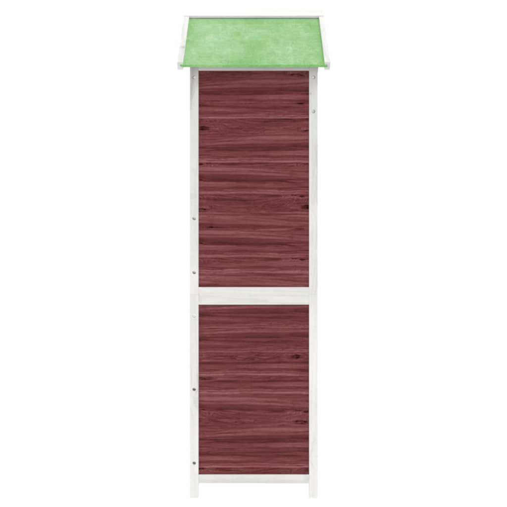 Sodo pašiūrė įrankiams, moka, 120x53,5x170cm, pušies masyvas