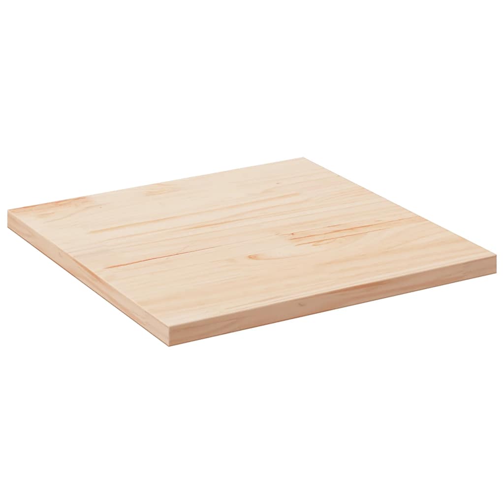 Stalviršis, 70x70x2,5 cm, pušies masyvo mediena, kvadratinis