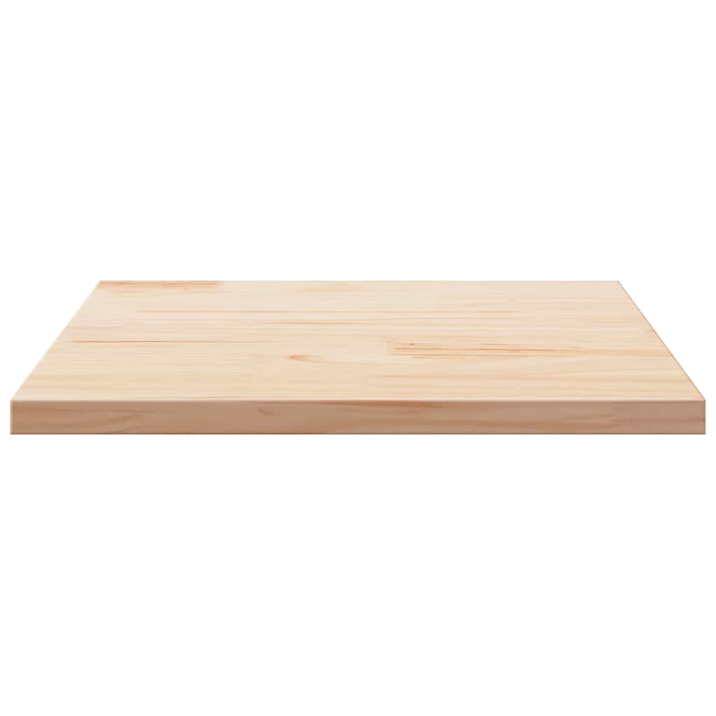 Stalviršis, 70x70x2,5 cm, pušies masyvo mediena, kvadratinis