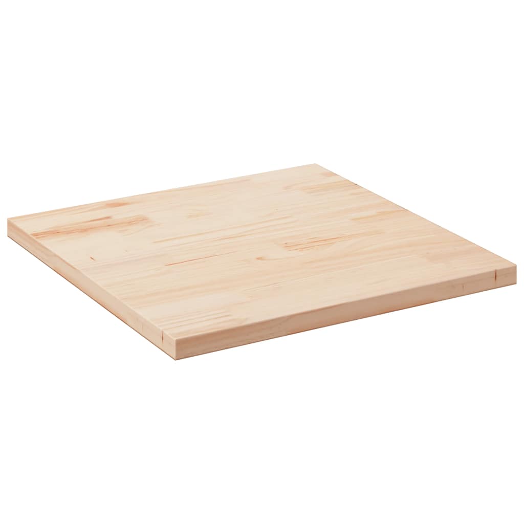 Tabletop, 90x90x2.5cm, solid pine, square