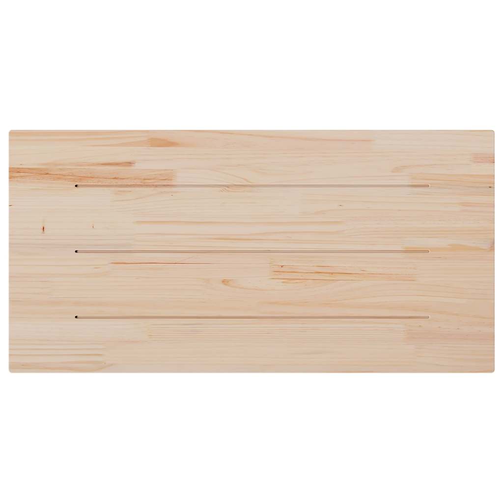Tabletop, white, 110x60x2.5cm, solid pine, rectangular