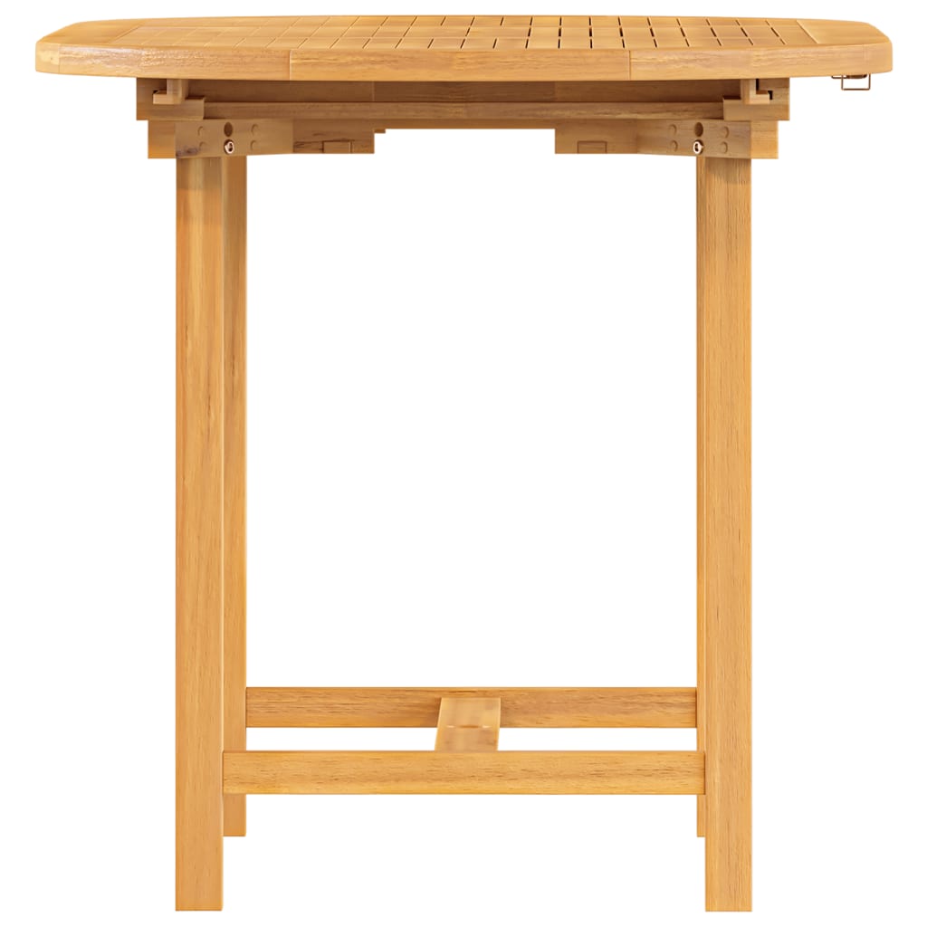 Prailginamas sodo stalas, 110–160x80x75, tikmedžio masyvas