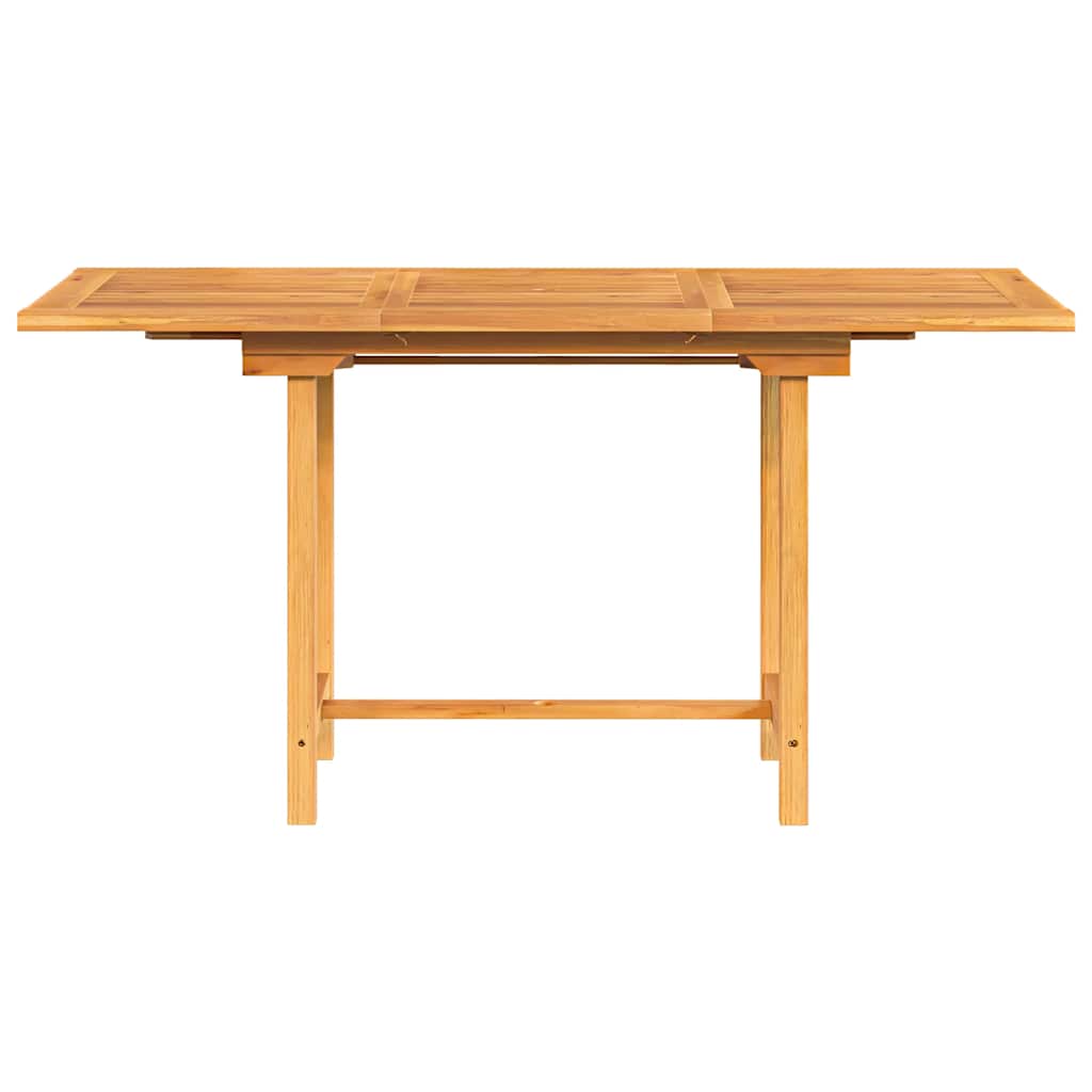 Prailginamas sodo stalas, 110–160x80x75, tikmedžio masyvas