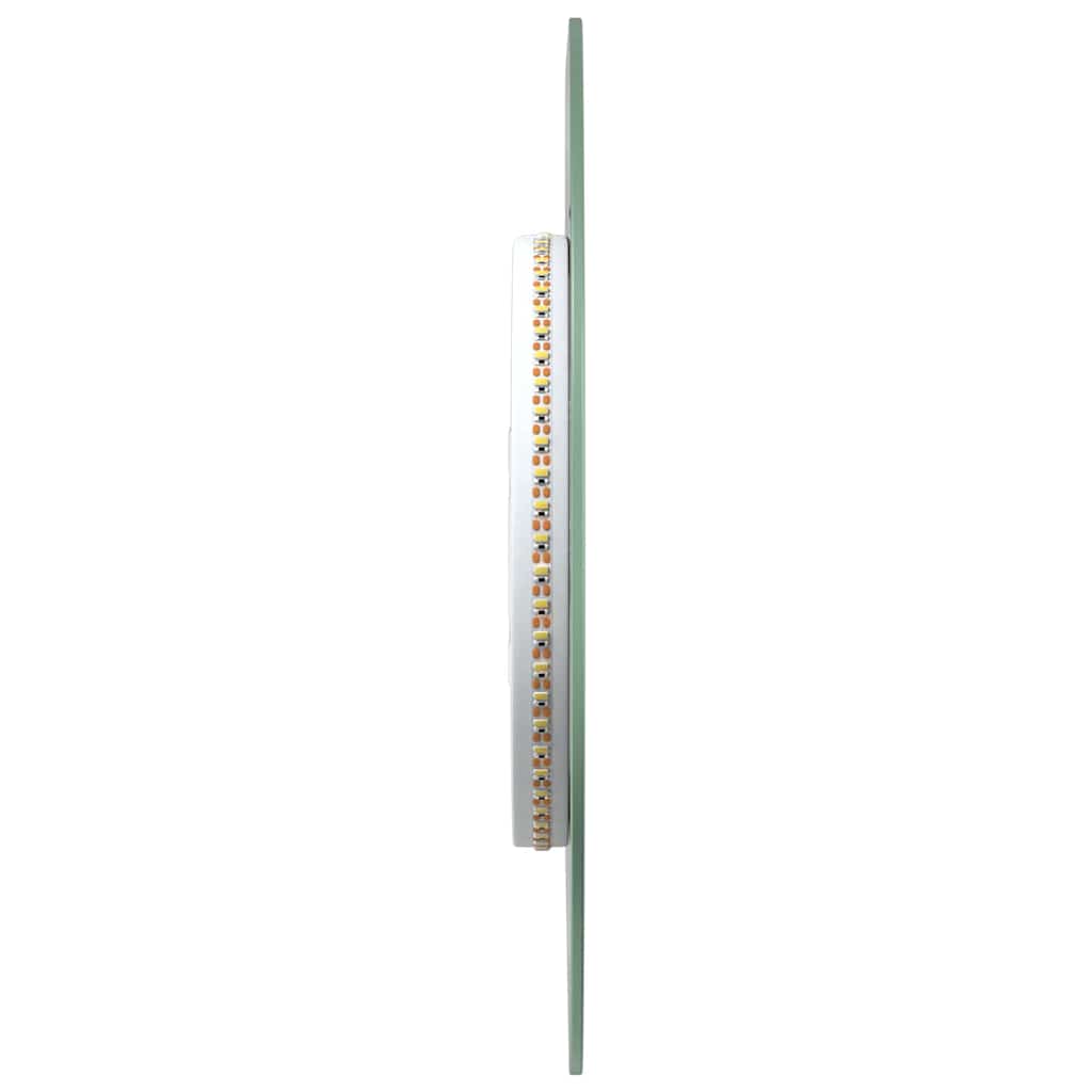 Vonios kambario veidrodis su LED, 30cm, apskritas