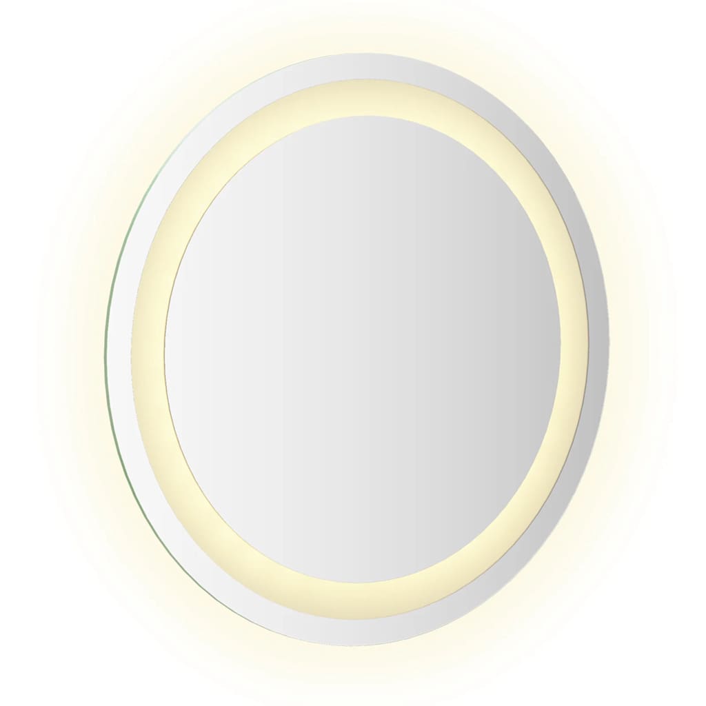 Vonios kambario veidrodis su LED, 40cm, apskritas