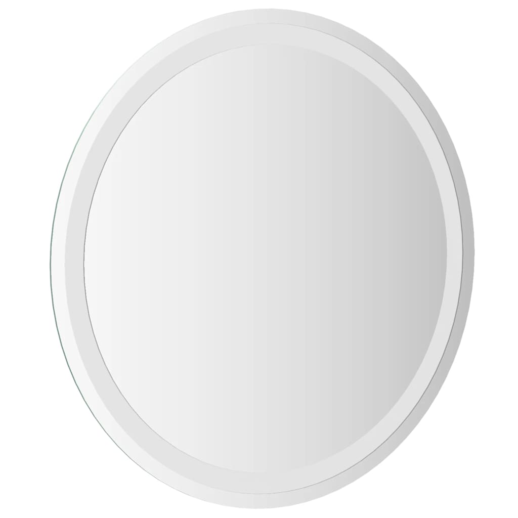 Vonios kambario veidrodis su LED, 60cm, apskritas