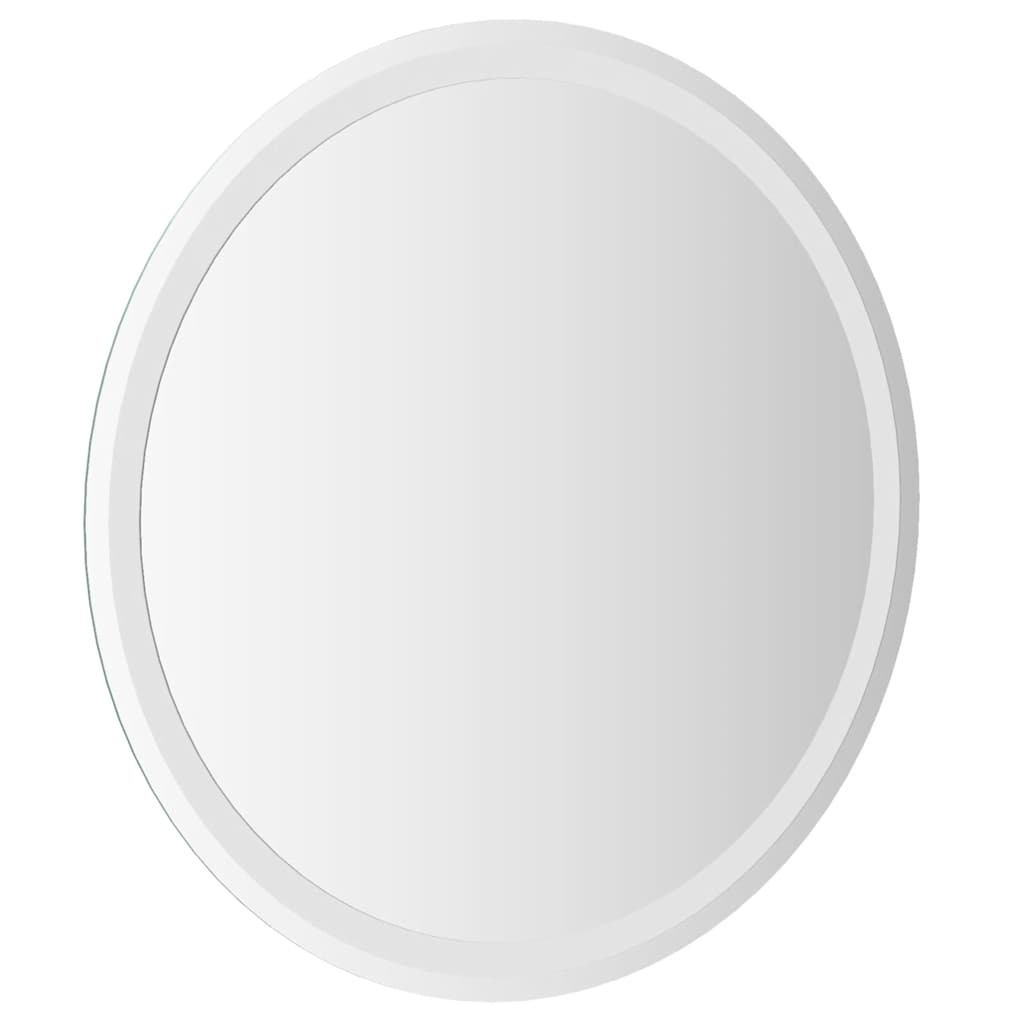Vonios kambario veidrodis su LED, 70cm, apskritas