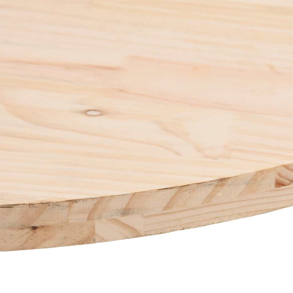 Tabletop, 70x35x2.5cm, solid pine wood, oval