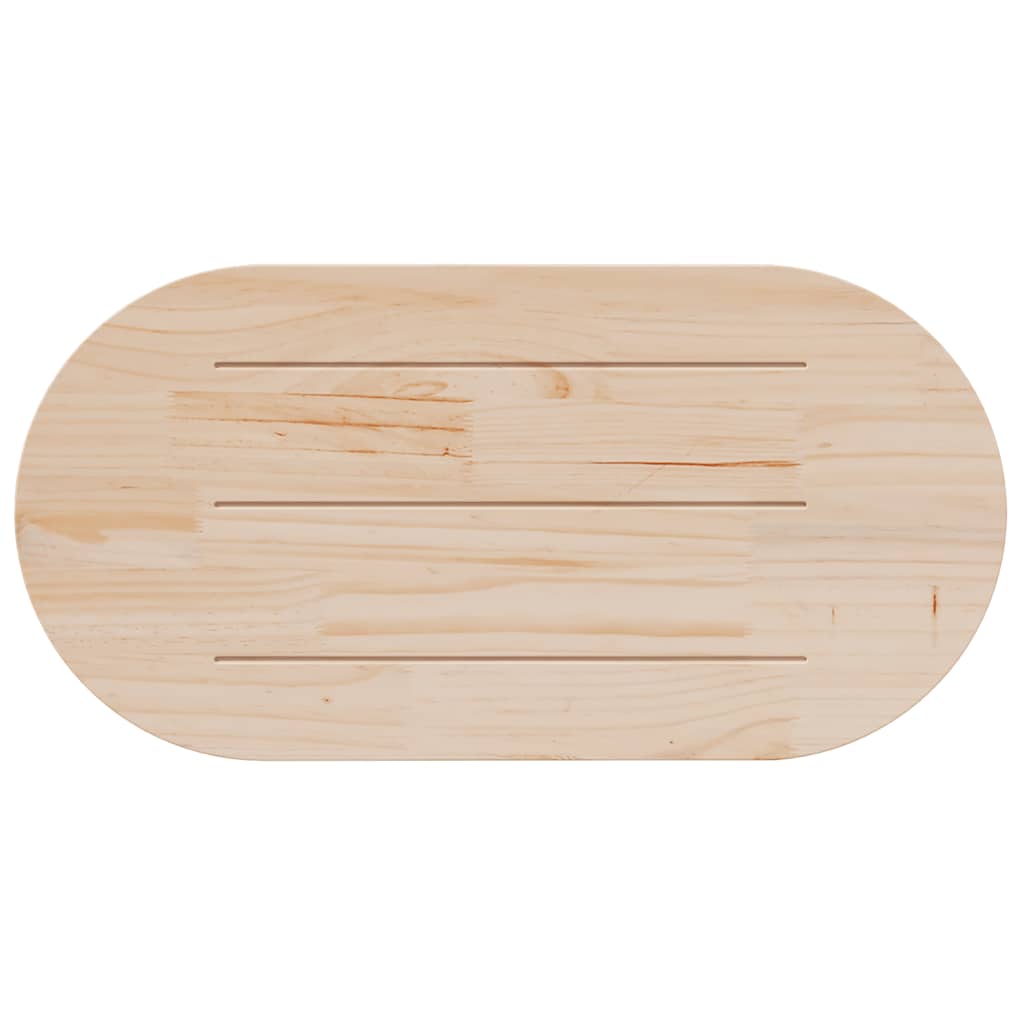 Virsma, 100x50x2,5cm, priedes masīvkoks, ovāla