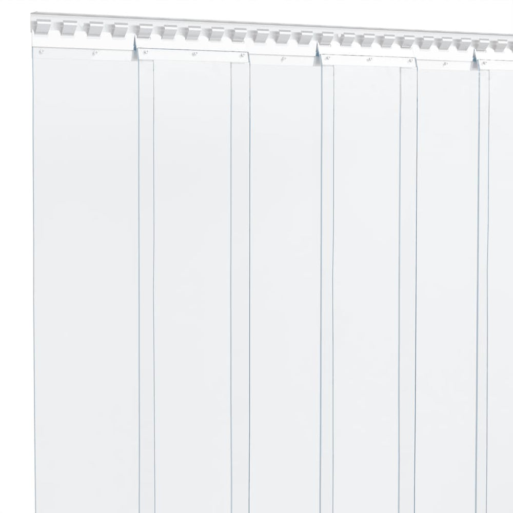 Door curtain, clear, 200mmx1.6mm, 50m, PVC